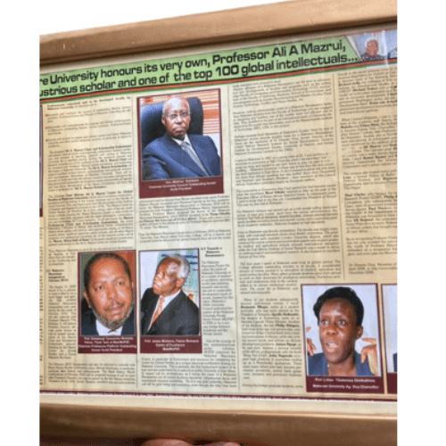 Makerere University Honours its very Own.