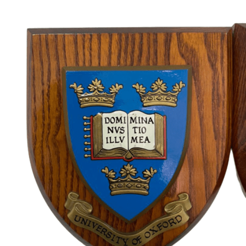 An Award from Oxford University.