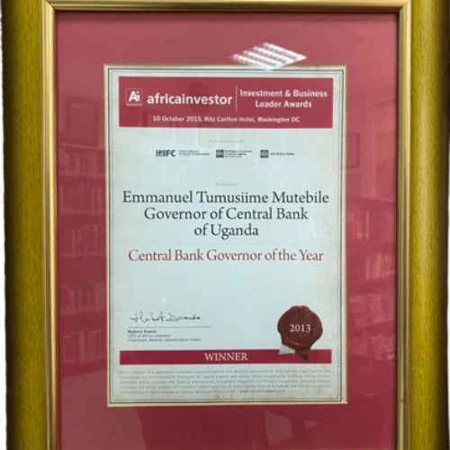 Central Bank Governor of the year 2013