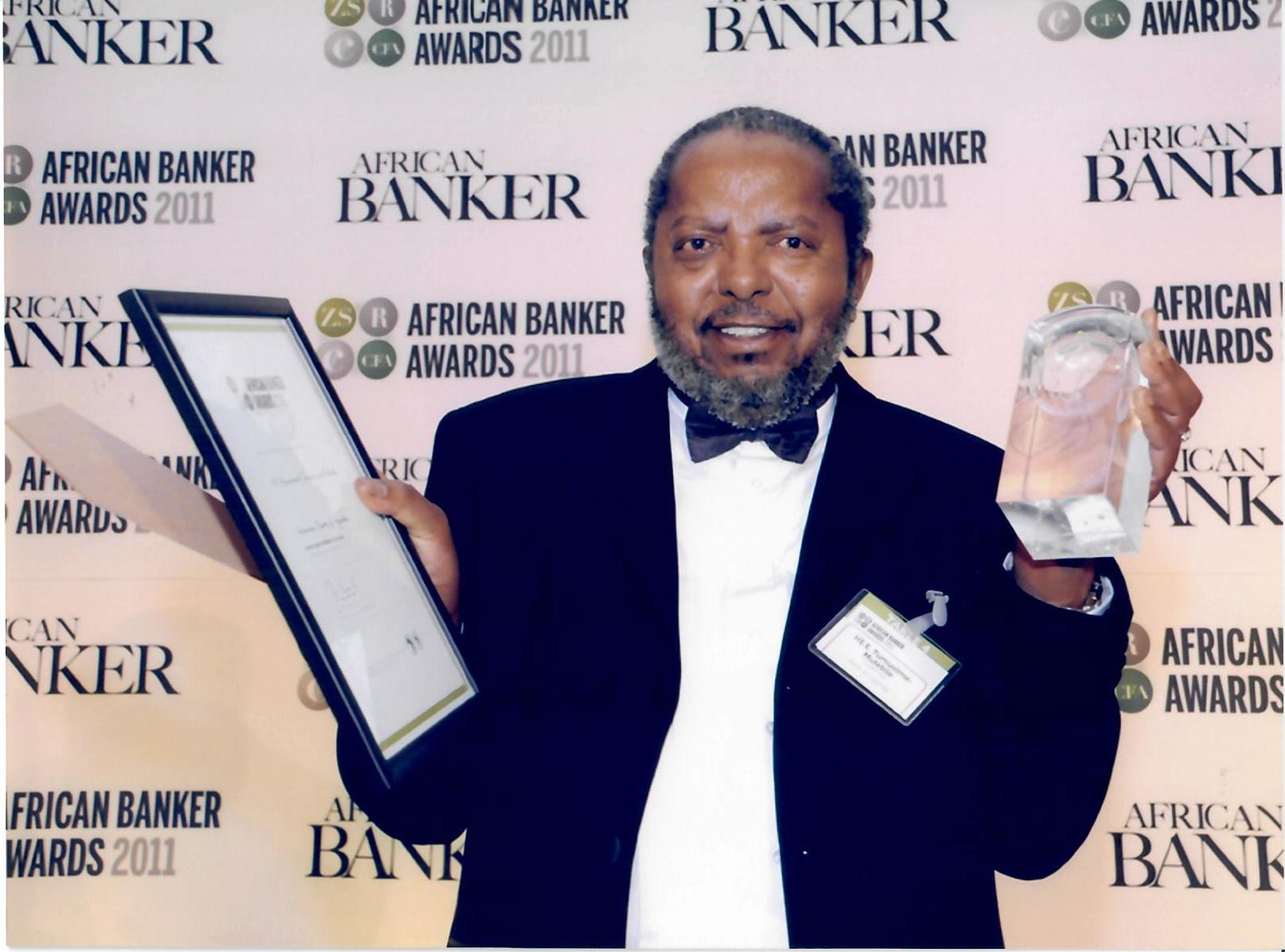 Central Bank governor of the year in Africa. 